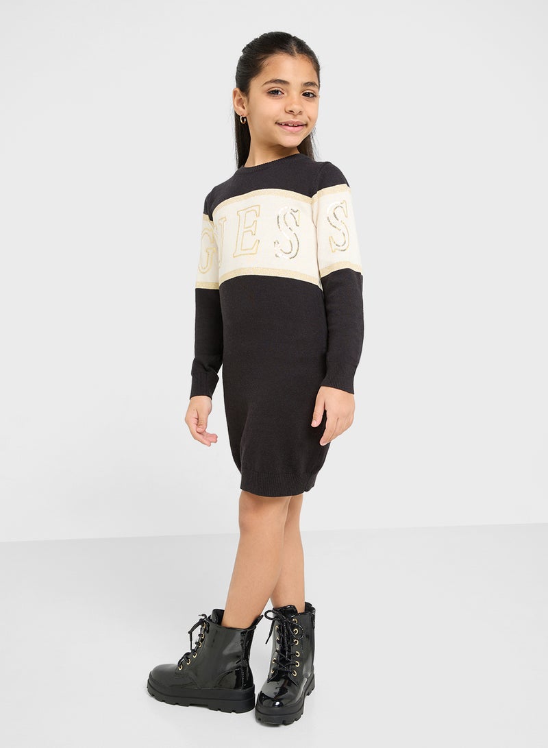 GUESS Long Sleeve Dress  - Image 1