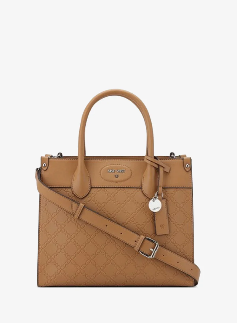 Nine West ARCHY Debossed Satchel Bag