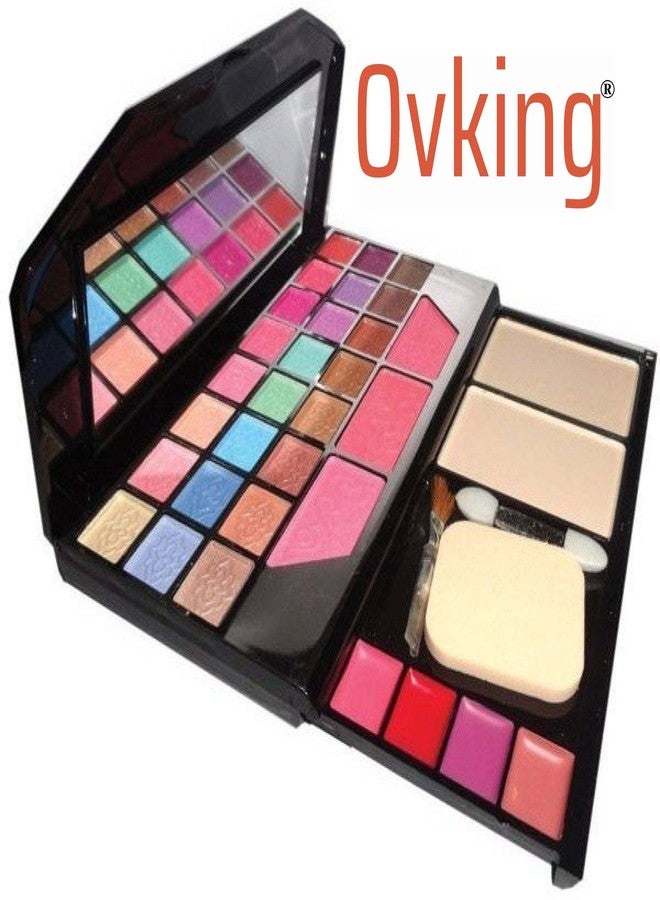 Ovking Makeup Kit - 10 Eye Shadows Palette 4 Lip Colour 2 Compact Powders 2 - Image 3