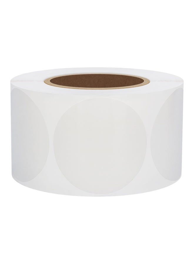 Hybsk Hylabelest 1.5 Inch Clear Retail Package Seals Round Circle Wafer Stickers 38mm Transparent Labels (1.5 Inch) - Image 2