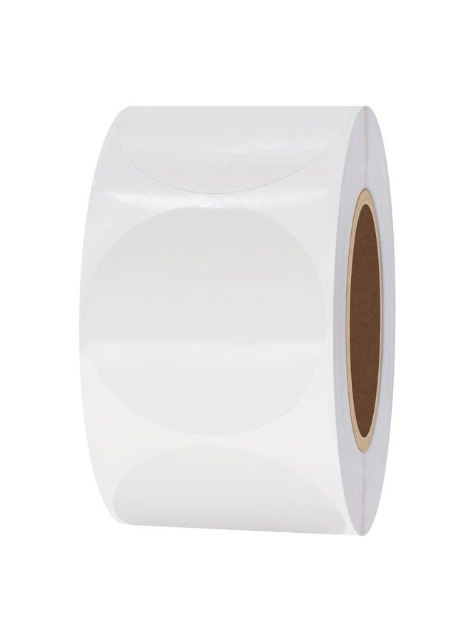 Hybsk Hylabelest 1.5 Inch Clear Retail Package Seals Round Circle Wafer Stickers 38mm Transparent Labels (1.5 Inch) - Image 1
