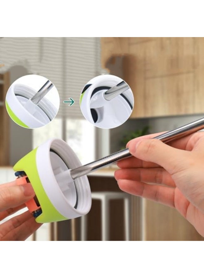 4-Pack + Free Cleaning Brush - 304 Stainless Steel Straws for Owala Bottles - Reusable Metal Straws (Compatible with Owala Tumblers & Most Large Bottles, Universal for Coffee/Milkshake Cups) - Image 4