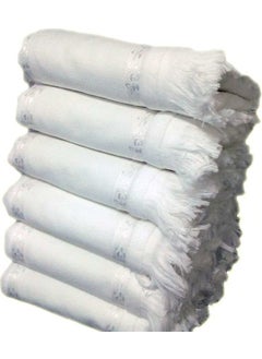 FIESTA ETAMINLI 6 PACK TOWELS Cross Stitch White 50 x 90 cm  - Image 3