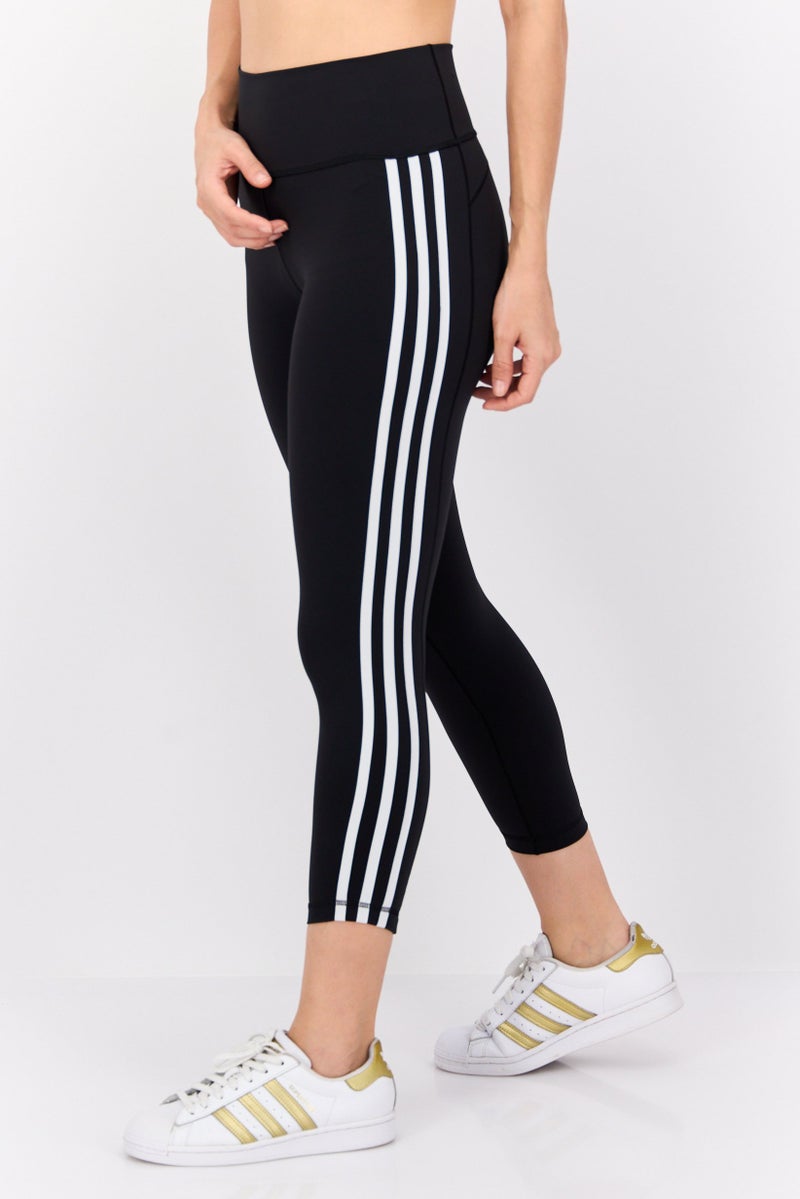 Adidas سراويل رياضية نسائية للياقة 7/8، سوداء - Image 3