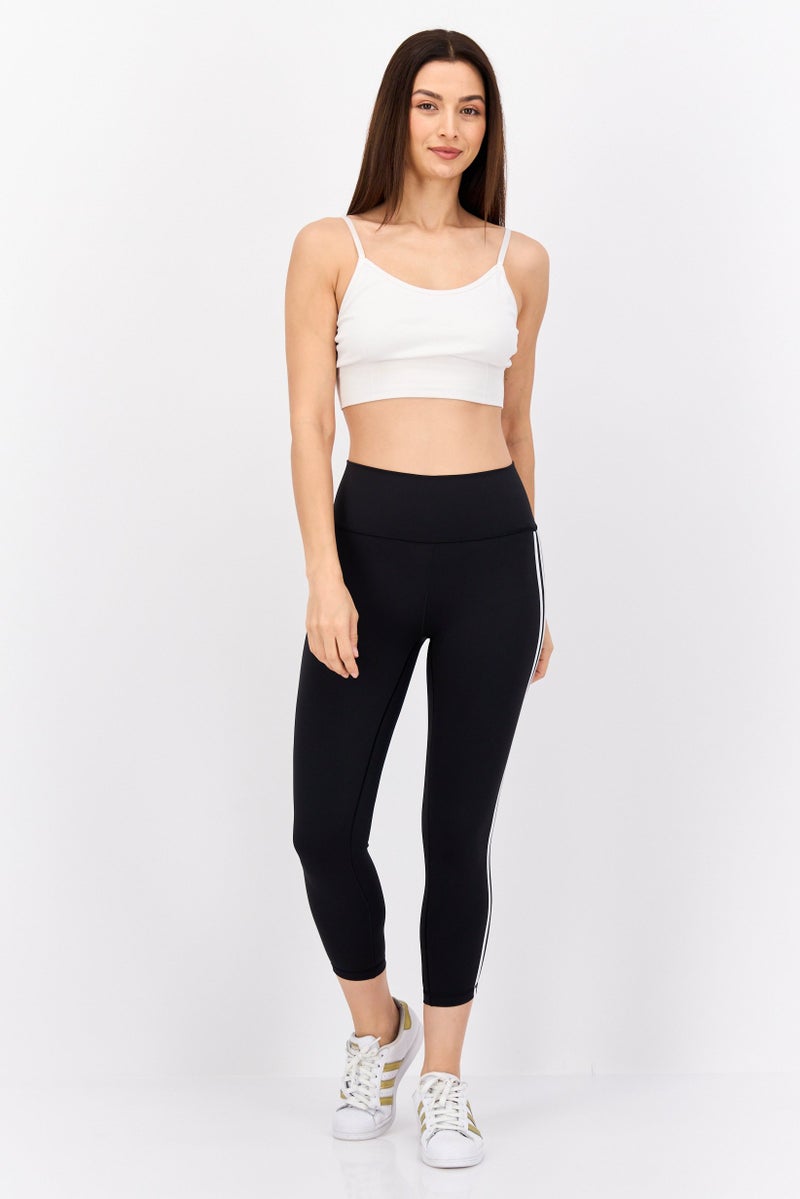 Adidas سراويل رياضية نسائية للياقة 7/8، سوداء - Image 4