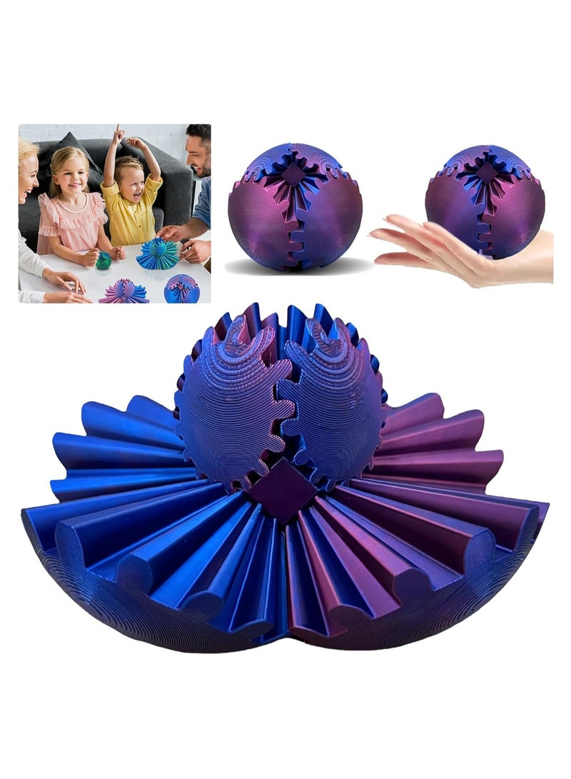 عام كرات الترس، كرات الترس، كرات الترس، كرات التروس المطبوعة ثلاثية الأبعاد، كرات التروس الدوارة أو المكعبات كرات التروس التي تدور كرات أو مكعبات الجلوس المجسمة - Image 1