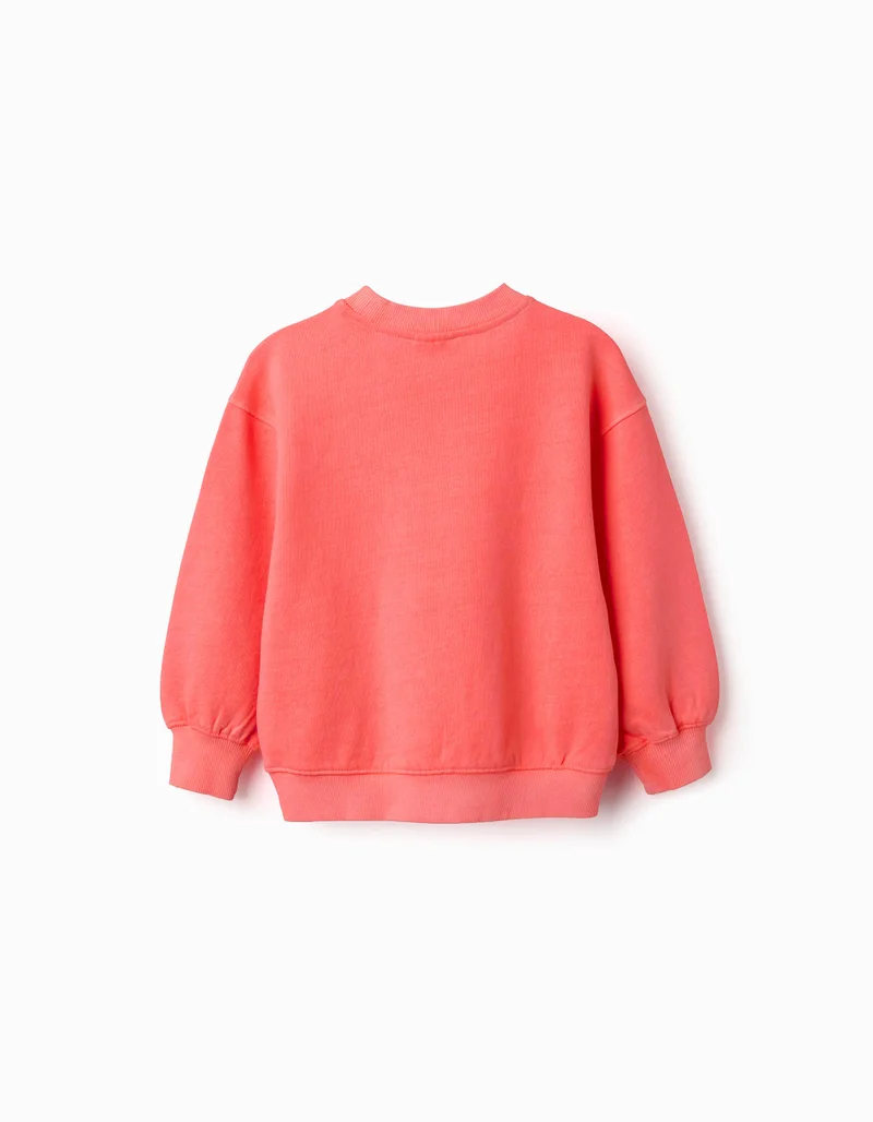 Ziddy Fleece Sweatshirt With Garment-Dyed Finish