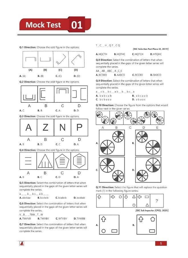 NTSE Stage 1 Paper 1: MAT (Mental Ability Test) Book National Talent Search Exam 10 Full-length Mock Tests (1000+ Solved Questions) Free Access to Online Tests  - Image 4
