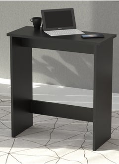 Mahmayi Mahmayi Modern Study Desk with Foot Rest Support, Modern Executive Desks Ideal for Office, Home, Schools, Laptop, Computer Workstation Table - Black  - Image 1