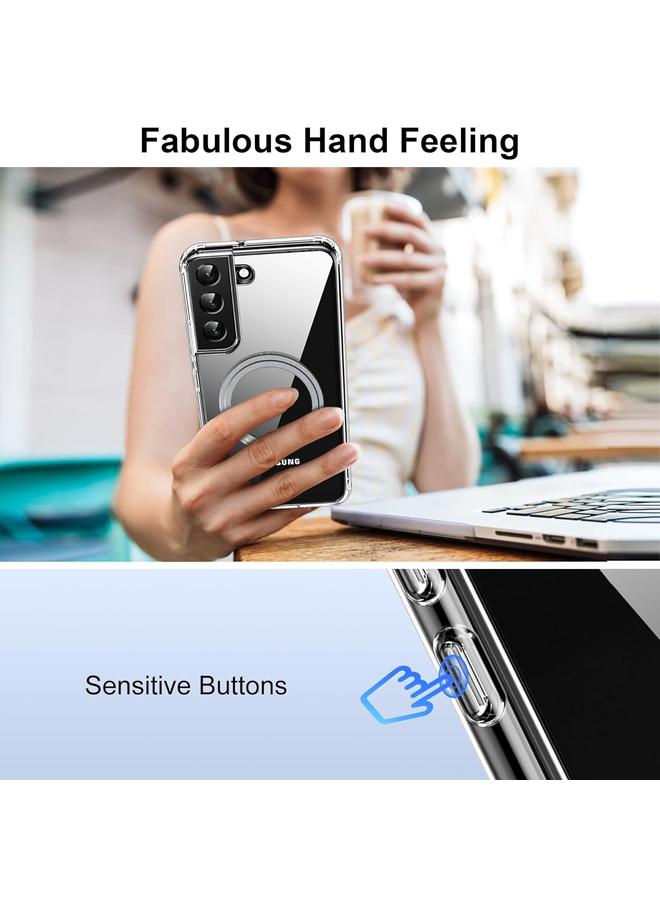 erorex Case For Samsung Galaxy S21 FE 5G Transparent Frosted MagSafe Phone Case - Image 3