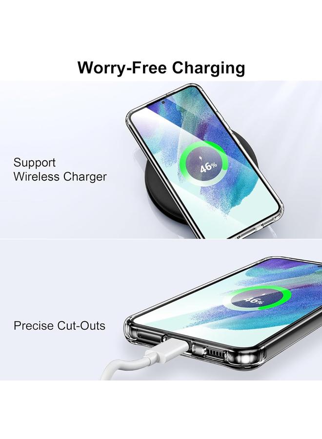 erorex Case For Samsung Galaxy S21 FE 5G Transparent Frosted MagSafe Phone Case - Image 4