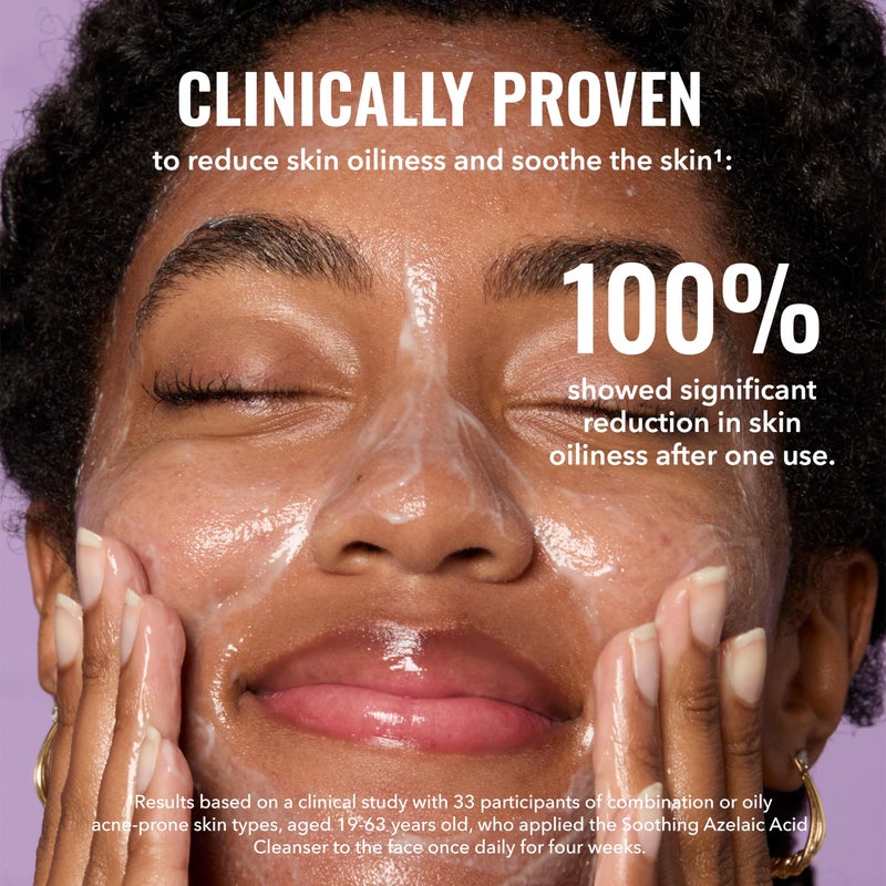 Good Molecules Soothing Azelaic Acid Cleanser â€“ Gentle Creamy Non-Foaming Face Wash for Oily & Sensitive Skin â€“ Vegan & Fragrance-Free â€“ 120 ml - Image 4
