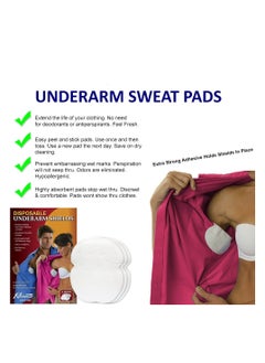 Chabeia Underarm Sweat Pads 20 Premium Quality Absorbent Dress Shields Armpit Guards Non Visible  - Image 5