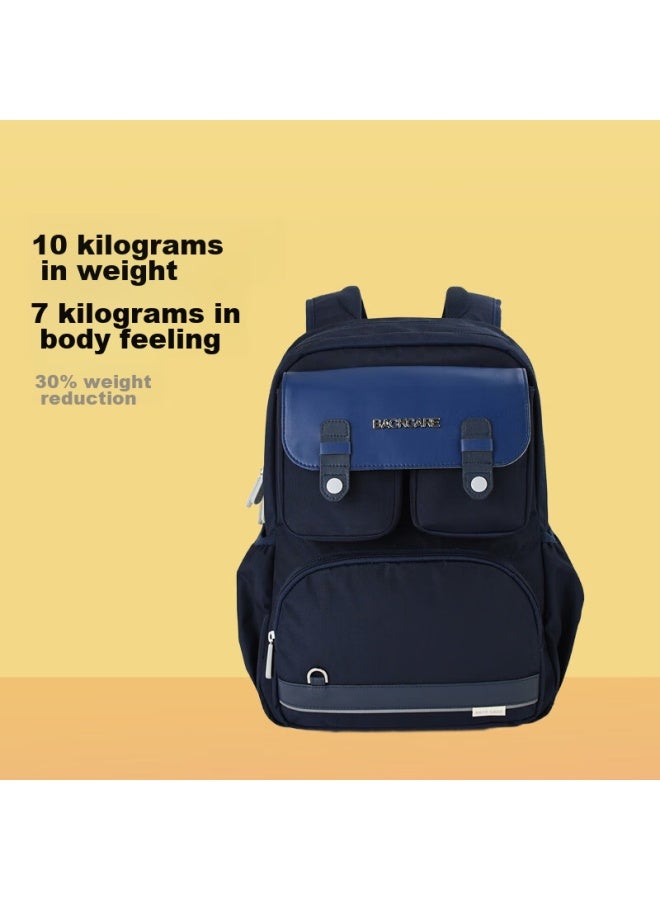 Back Care Spine-protecting Backpack For Elementary School Boys, Large Capacity For Fifth And Sixth Graders, Lightweight And Reduced Burden, Jazz Black/b25-162c - Image 3
