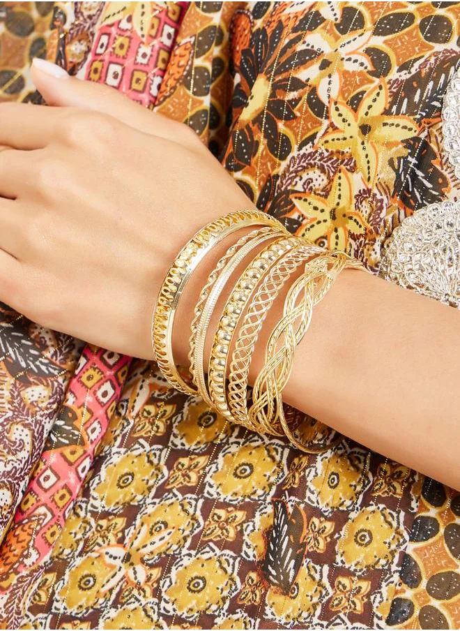 ستايلي Set of 7 - Textured Bracelets