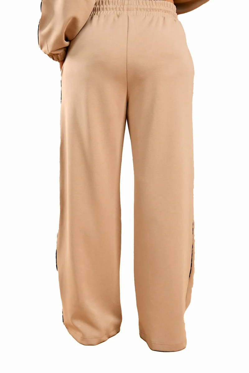 Wecre8 Leopard Beige Pants By WECRE8