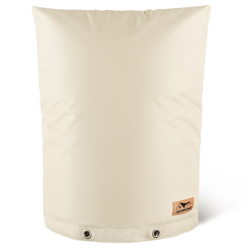 DEMEDO Backflow Preventer Insulation Cover Water Pipe Insulation Sprinkler Cover for Outside Insulated Backflow Cover Pouch for Irrigation Back Flow Valve in Winter or Sun Exposure 16 W x 20 H Sand