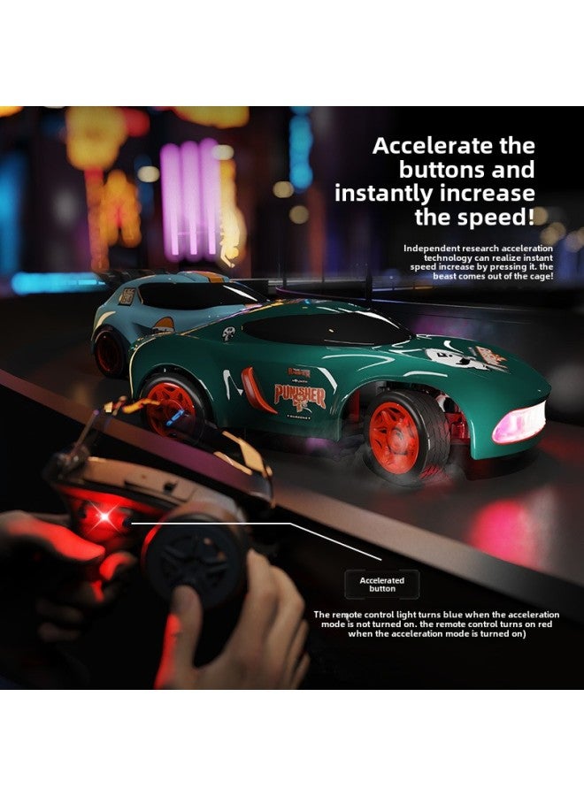 Jjrc Mini Desktop Drift Car 1:64 High Speed RC Remote Control Car 2.4G Wireless Remote Control Toy Car-Color:Laoli Blue (blue) - Image 5