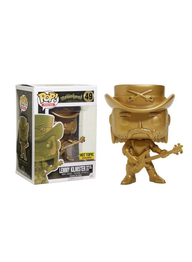 Funko Pop! Rocks Motorhead Lemmy Kilmister 49 Ltd. 5 000 (Gold Edition) - Image 2