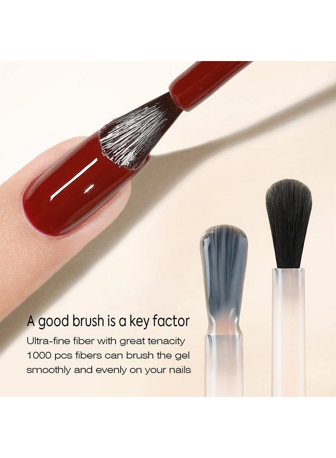 V VENALISA VENALISA 2 Pcs 15ml Gel Nail Ploish Base and Top Coat Set, No Wipe High Gloss Long Lasting Tempered Top Coat Polish Soak Off LED Gel Kit - Image 5