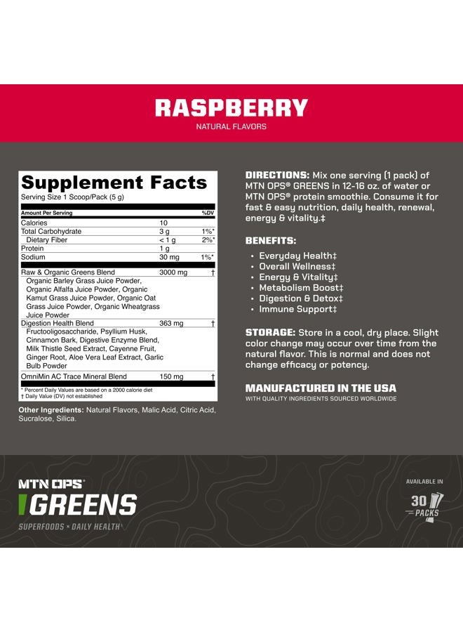 MTN OPS Super Reds Daily Health and Antioxidant Drink Powder – Free Radical Fighting Blend Boosted with Phyto-Nutrients | 30 On-The-Go Packs | Just Add Water - Image 3