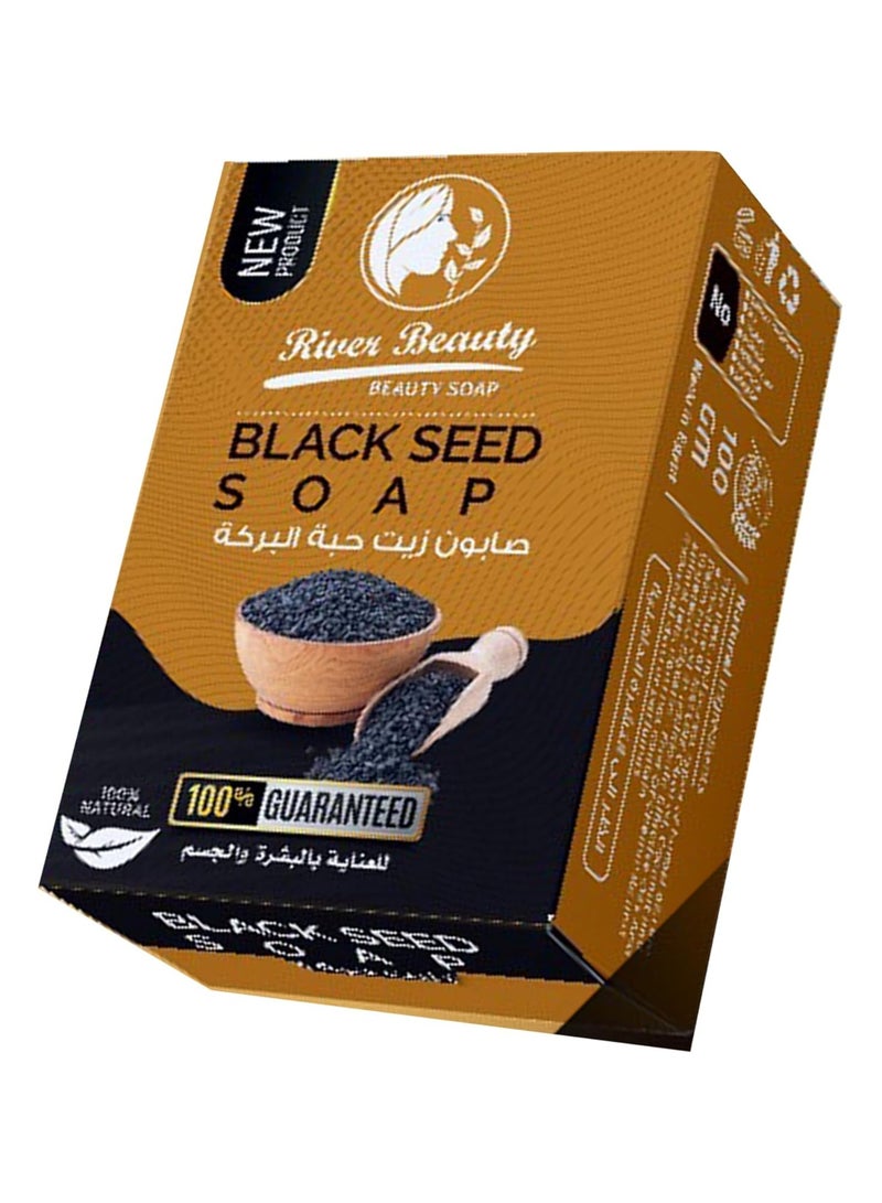 river beauty Soap Glycerin Natural  with Natural Black Seed Oil for Skin and Body Care from River Beauty, Rich in Natural Skin Nourishing Elements All Types Contain Vitamin A, B and E  - Image 1
