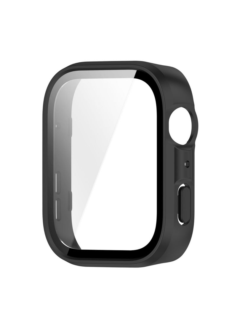 Aookay [2 Pack] Compatible with Huawei Watch Fit 4 Case with Built in Screen Protector, Anti-Scratch Full Protective Bumper Cover (Black Glossy) - Image 3