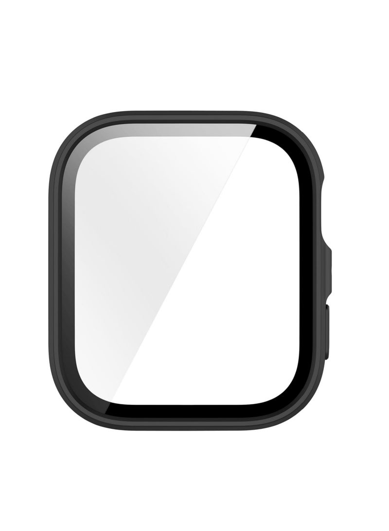 Aookay [2 Pack] Compatible with Huawei Watch Fit 4 Case with Built in Screen Protector, Anti-Scratch Full Protective Bumper Cover (Black Glossy) - Image 4