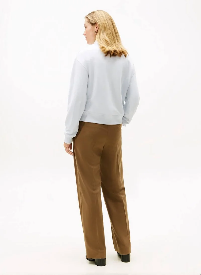 TOMMY HILFIGER Logo Embroidery Terry Sweatshirt