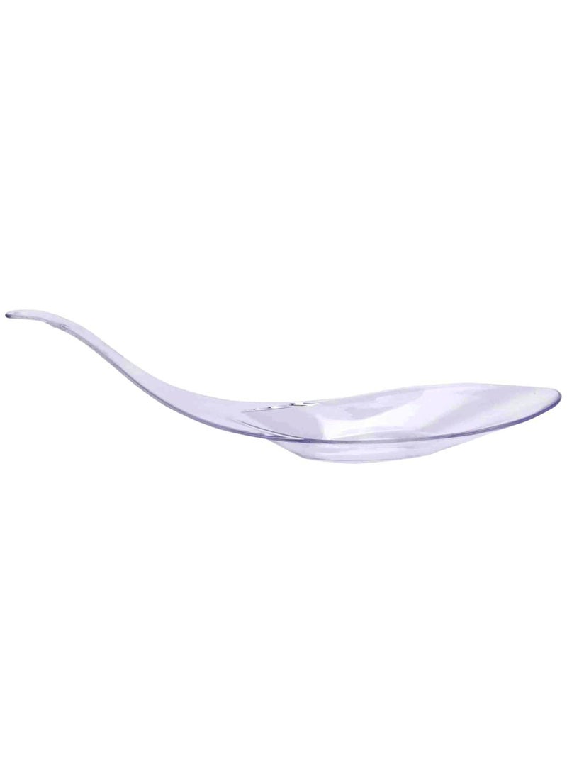Hotpack Plastic Dessert Clear Spoons 50 Pieces - Image 1