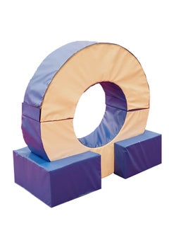 DEGA Indoor Gymnastics Mat Soft Play Donut Halves  - Image 1