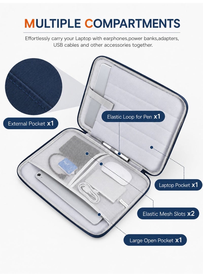 Tablet Sleeve Bag for iPad Pro 13" M4, iPad Air 13" M2, Galaxy Tab S9+ 12.4" - Image 3