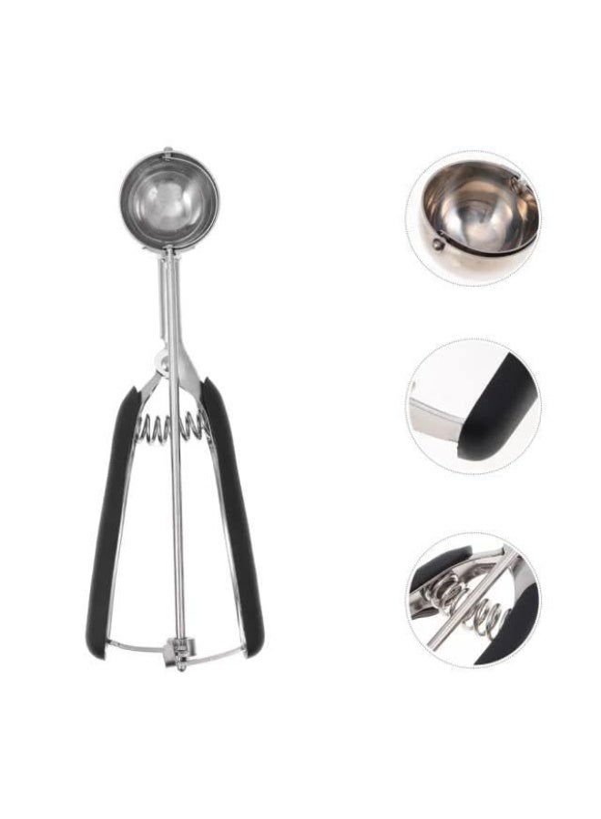 Stainless Steel Ice Cream Scoop with Ergonomic Handle and Automatic Pressure System.Perfect for Serving Ice Cream, Dough and Cakes.  - Image 4