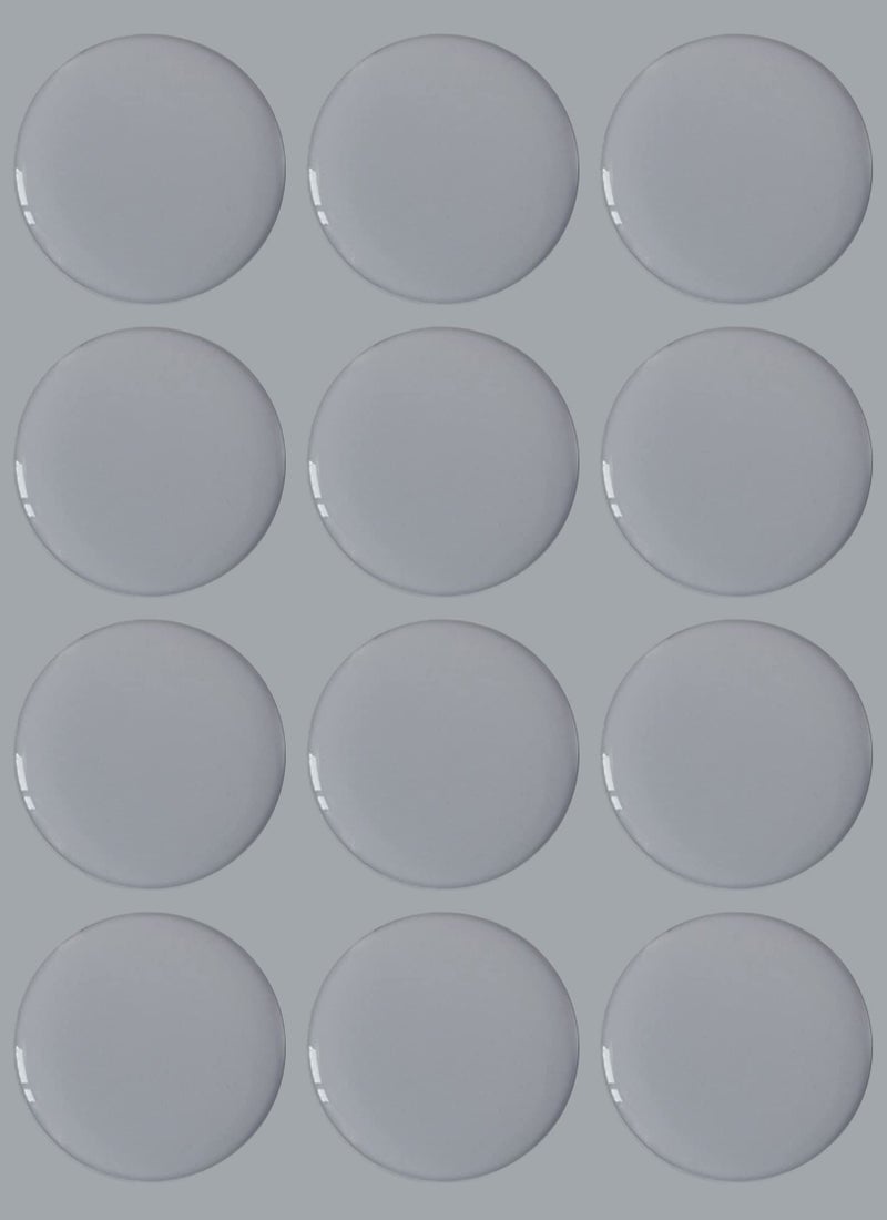 M MeshaKippa 15 inch 60pcs Clear Round Epoxy Stickers for Bottle CapDIY Pendants 