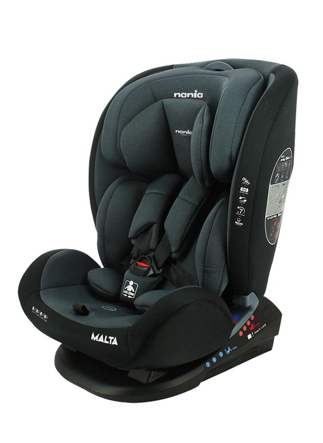 Malta Convertible Infant Carseat For Group 0+/1/2/3, 0 To 12 Years 0 - 36 Kg Grey And Black - pzsku/Z6627791F0163D736BE23Z/45/_/1716202540/9143a712-fedc-40b9-ad81-f9a0e35c955f