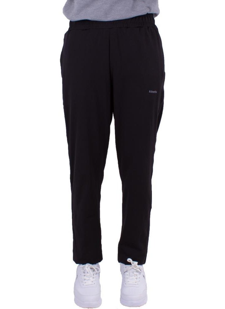 Kinetix - SN537 Basic Pes Trackc Black Polyester Casual Women's Bottom Tracksuit - Image 1