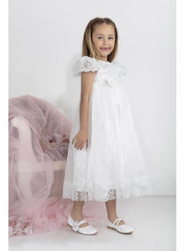 Babydola Minimony 5-9 Years Old Watermelon Sleeve Girl Child Dress Holiday Graduation Prom Evening Wedding Dress 5001  - Image 2