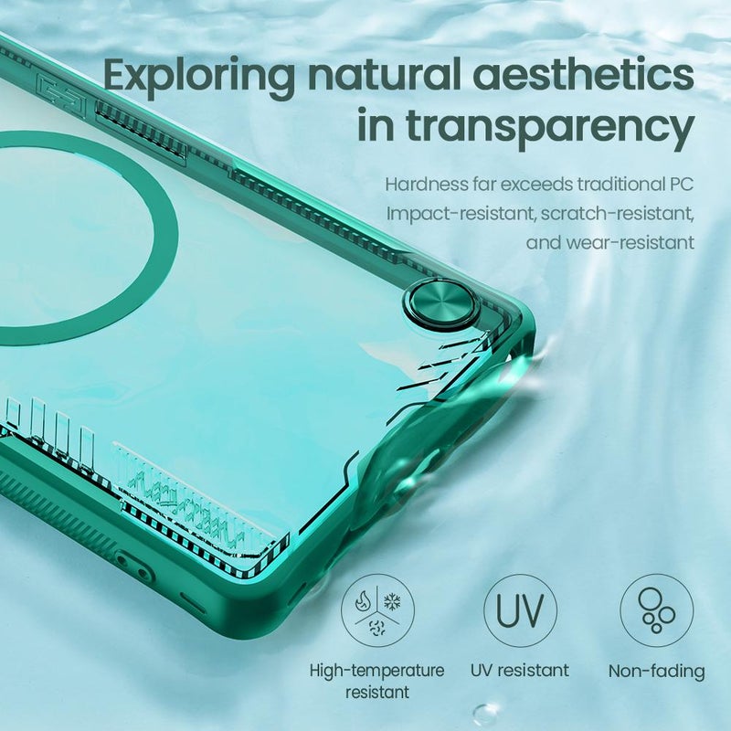 Nillkin For Samsung Galaxy S25 Ultra 5G Ice Air Prop Series Magsafe Magnetic Cover Version Phone Case(Green) - Image 5