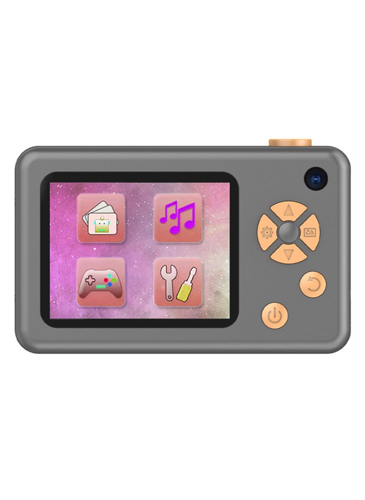 Generic H4 Mini Pocket Camera 1080P Ultra HD 8K Student Digital Camera 2.4-inch LCD Camera with Flash - Black - Image 2