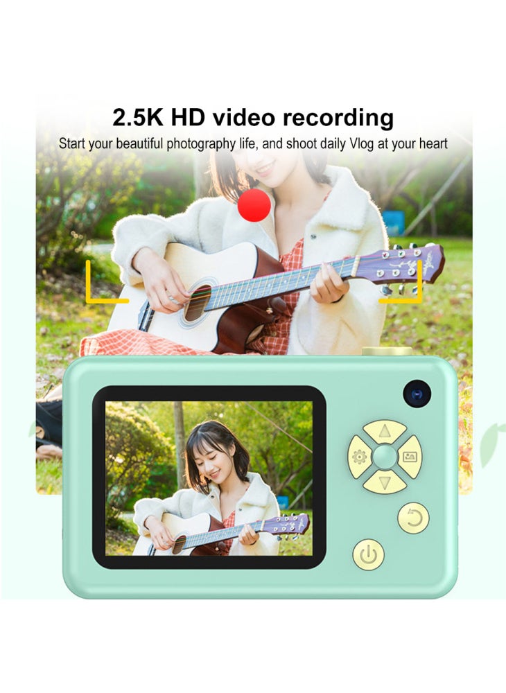 Generic H4 Mini Pocket Camera 1080P Ultra HD 8K Student Digital Camera 2.4-inch LCD Camera with Flash - Black - Image 5