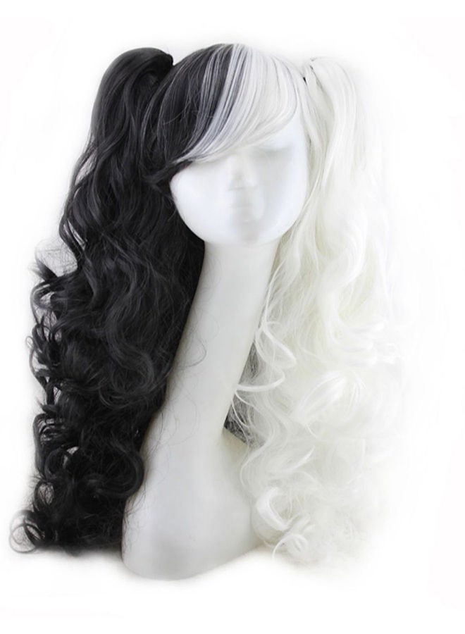 NIBEMINENT Double Tiger Clip Cos Anime Headgear Cosplay Wig Multicolour - Image 1