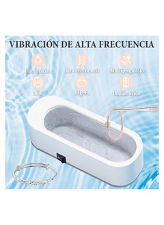 COOL BABY Ultrasonic Jewelry Cleaner Portable Professional Cleaner Blue-ray Cleaner Suitable for Glasses Necklaces Makeup Brushes Rings Watchbands Earrings (USB Rechargeable) - pzsku/Z6627B29E2315A8975248Z/45/_/1697466359/37cdf317-29c8-4880-af29-b2c4845d37fd