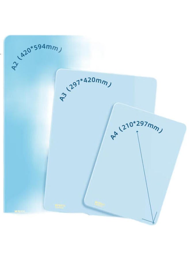 M.G Chenguang (M&G) Stationery A2 Desk Writing Pad With Upper And Lower Case Letters, Student Exam Homework Calligraphy Drawing Pad, Eco-Friendly Eva Desk Mat, Back-To Supplies, Matte White Adb983X3I - Image 2