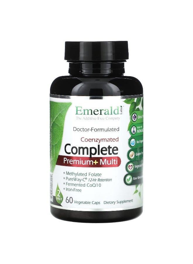 Emerald Laboratories Emerald Laboratories, Complete Premium+ Multi, 60 Vegetable Caps  - Image 1