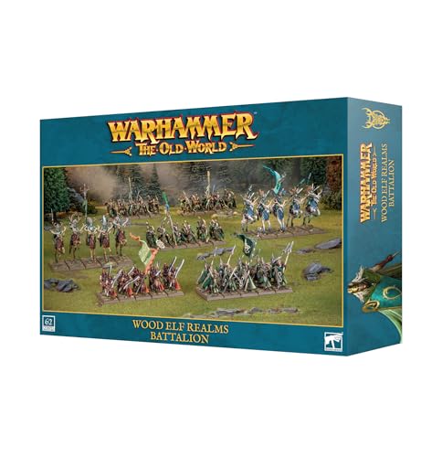 Games Workshop Warhammer The Oid World Wood Elf Realms Battalion Army Box Set - Image 1