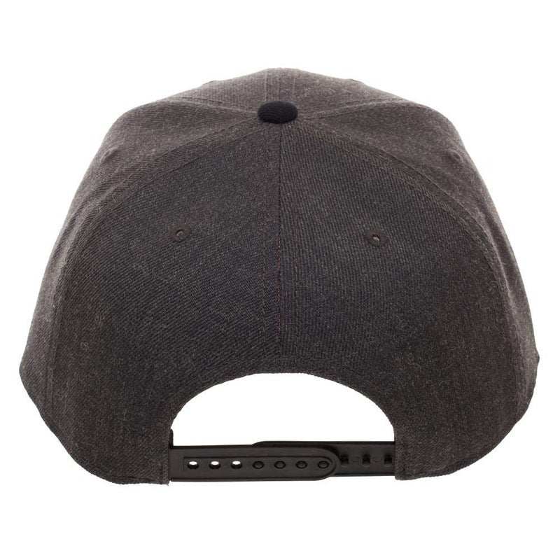 Bioworld Jurassic Park Hat Classic Logo Curved Snapback Cap Black - Image 4