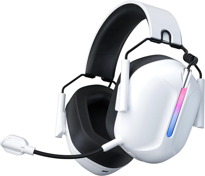 OMIRE 2.4GHZ Wireless Gaming Headphones for PC, PS5, PS4,Switch, Mac,FPS With Microphone Noise Canceling,Bluetooth 5.3 Gaming Headset Wireless,Stereo Sound,ONLY 3.5MM Wired for Xbox Series,45H Batter - Image 1