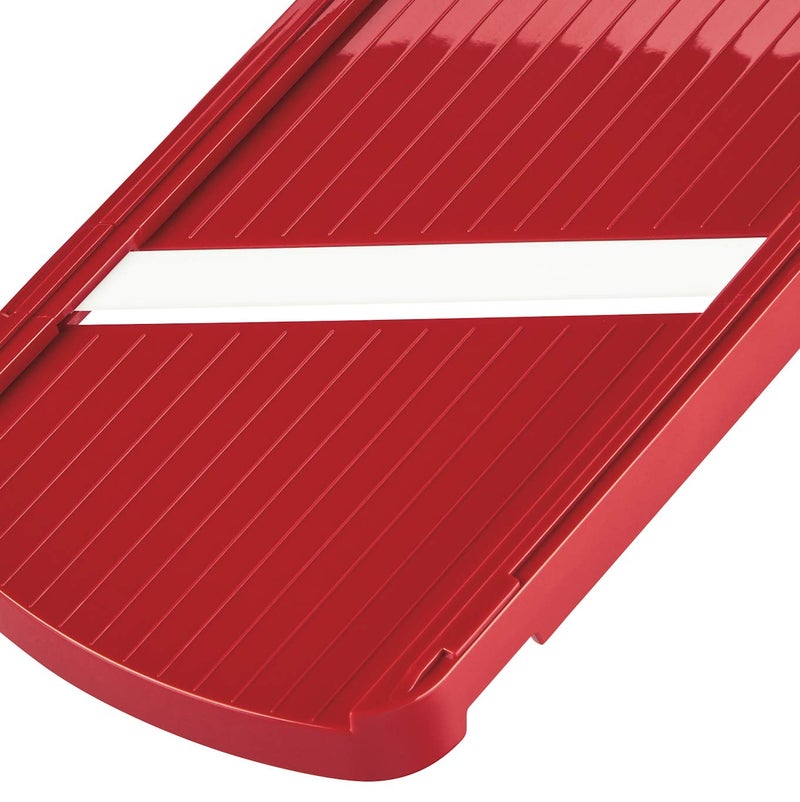 Kyocera Advanced Ceramic Double-edged Mandolin Slicer With Guard, Red - Image 3