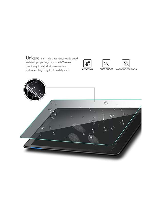 PROMASS Eltd Clear Screen Protector Anti-Scratch Anti-Bubble Anti-Fingerprint Glass Screen Protector Compatible Lenovo Tab M10 - Image 5