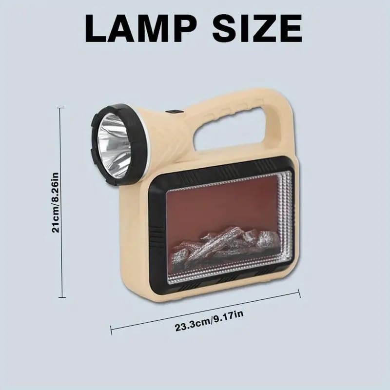 BLURISM Solar Lantern LED Flashlight for Power Outages Portable Camping Essentials Lights Rechargeable Battery Powered Tent Lights for Emergency Survival Kits Operated Lamp - Image 2